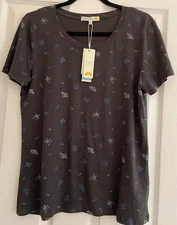 C&C California women's T-shirt Size:M Color: Black Sand (ORG: $48) - NEW
