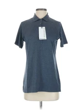 Oobe Women Blue Short Sleeve Polo S