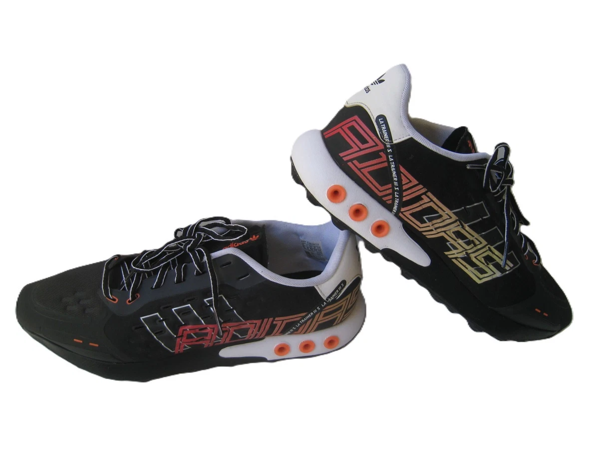 Adidas LA Trainer III Mens 10.5 Red Black Cross Train Performance Running Active Size 10.5 - Adidas LA Trainer 3 Black Solar Red for sale  main image 3