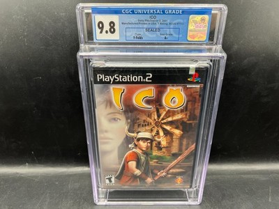 BLACK LABEL Ico Sony PS2 CGC 9.8 A+ FACTORY SEALED MINT RARE WATA VGA