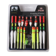 15Pcs Fishing Float Tackle Set, Sea Fishing Floats Vertical Buoy Fishing Bobbers
