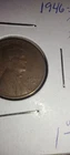 1946 S Over D Lincoln Penny Cent Full Wheat Lines Great Condition VF+