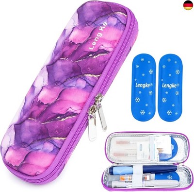 Insulin Kühltasche, TSA Tragbare EVA Etui für Insulin Pen, Epipen, Insulin, Ande