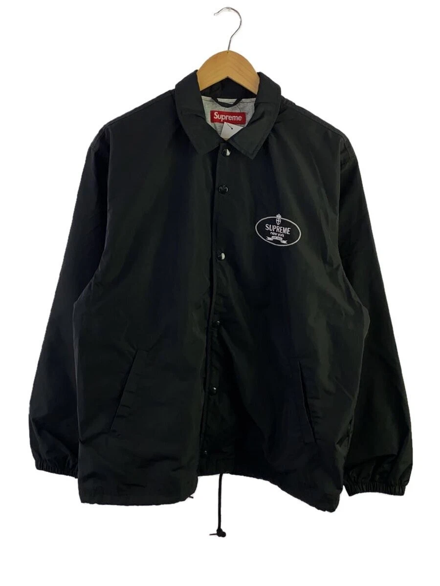 Supreme 24AW CREST COACHES JACKET Giacca M Poliestere BLK Tinta Unita