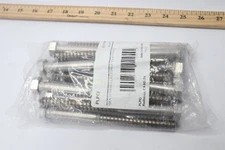 (15-Pk) Plpci Hex Lag Screws Stainless Steel Grade 18-8 1/2" x 6" 9057149