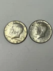 Pair Of 1968 D Mint Mark Kennedy Half Dollars. Includes 2 Coins