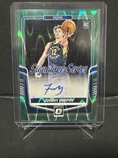 2024-25 Panini Donruss Optic Signature Series Johnny Furphy Green Prizm Auto /35
