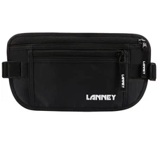 Money Belt for Travel, Slim RFID Blocking Women and Men hidden Travel Pouch U...