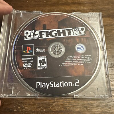 Def Jam Fight for NY - Playstation 2 PS2 - DISC Only - TESTED - Authentic