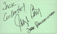 Jorge Perezzamera Signed Auto 3x5 Index Card La Rosa de Guadalupe
