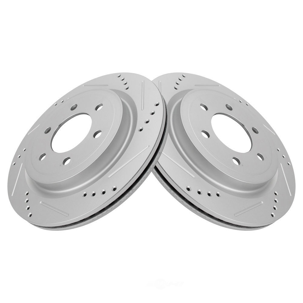 Disc Brake Rotor Set-Performance 2 Piece Brake Rotor Set TRQ BRA70586 ...