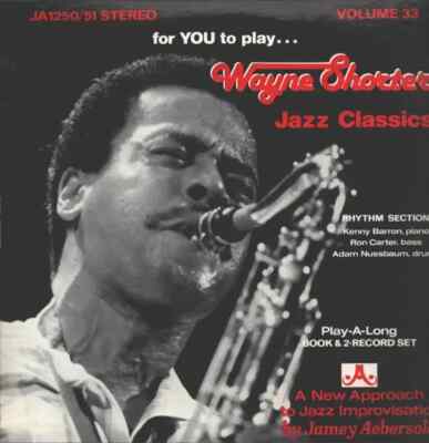 Jamey Aebersold For You To Play . . . Wayne Shorter Jazz Classics 2xVinyl LP