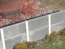 1:32 1:35 Zaun Beton Betonpfähle inkl. Betonplatten Juweela Modellbau Neuheit