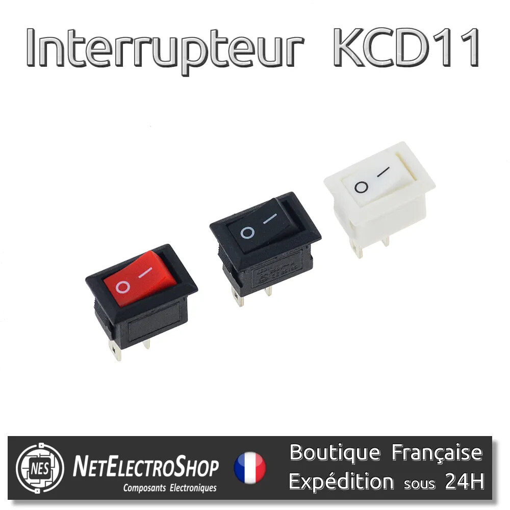 Cache D'Interrupteur à Bascule Contura III - Noir Avec Lentille Bleue, Modèle START