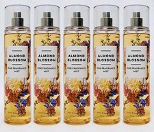 5 Bath Body Works ALMOND BLOSSOM Fine Fragrance Mist Body Spray 8 oz