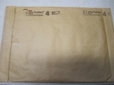 Lot of 55 Pieces New Jiffy Padded Sealed Air Mailers, No.4. 13" x 9.5"