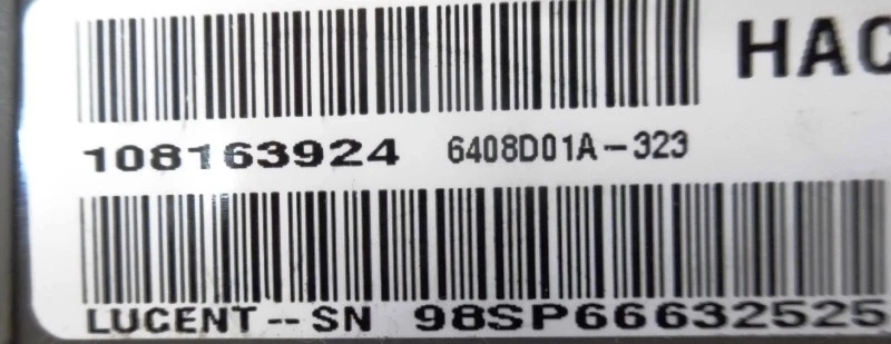LUCENT OFFICE TELEPHONE SET, 108163924, 6408D01A-323, GRAY, 8 RING OPTION, PHONE - Image 2 of 4