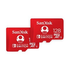 SanDisk 128GB 2-Pack microSDXC Card, Licensed for Nintendo Switch 2x128GB -...