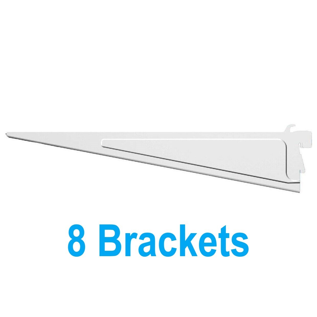 8 ClosetMaid Shelf Bracket 12 in Adjustable for 12" Wire Shelving 2853