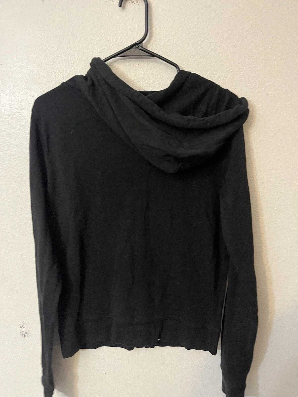 UNDERCOVER Felpa con cappuccio ROSA Victoria Secret full zip donna taglia media nera grafica