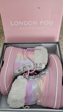 LONDON FOG Girls Bell Court Cold Weather Warm Lined Snow Boots Size 12M