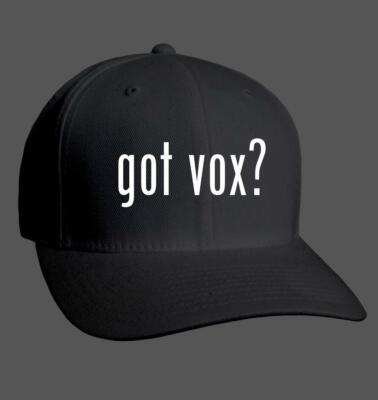 got vox? - Adult Baseball Cap Hat NEW RARE