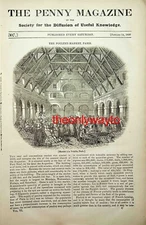 Marche A La Volaille, Paris, France, Book Illustration (Print), 1837