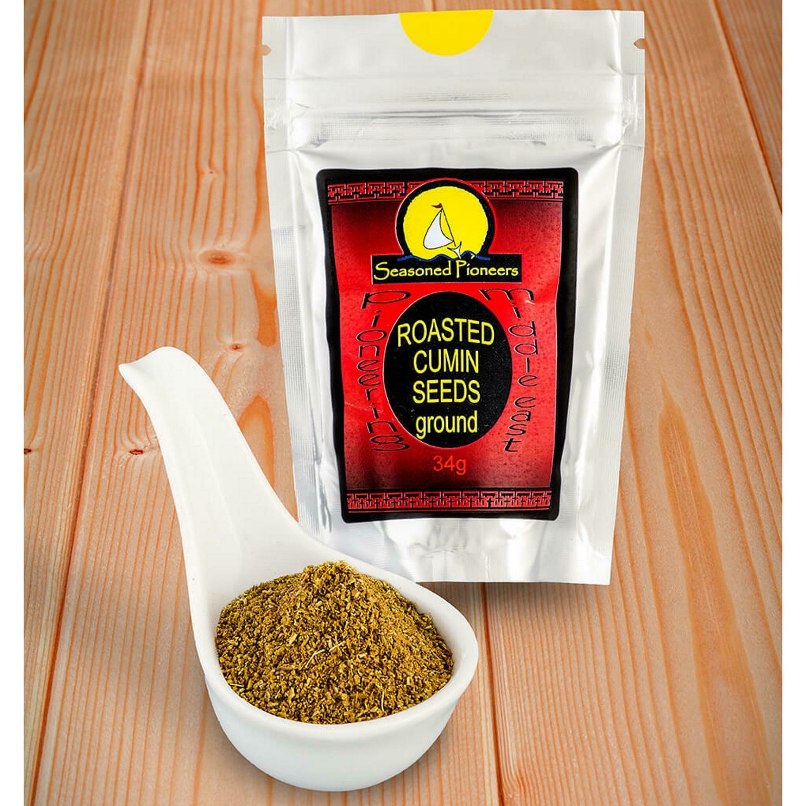 Seasoned Pioneers Indian Seasoning Whole Black Cumin Seeds 21g Cook Spice Packet