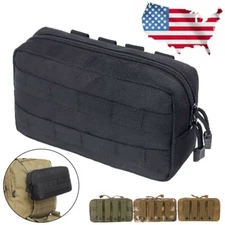 Utility Tactical Molle Pouch EDC Multi-purpose Belt Waist Pack Bag Phone Pocket&