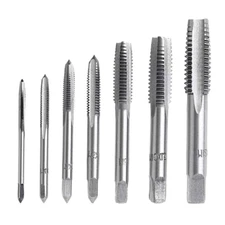 7Pcs M3 M4 M5 M6 M8 M10 M12 Thread Tap Set Metric Spiral Point Drill Tap Bits