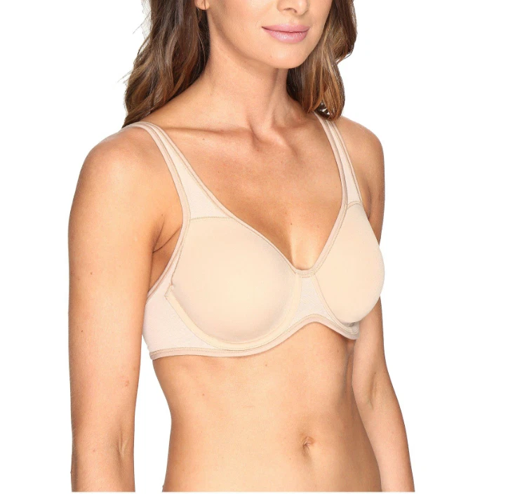 Женский спортивный бюстгальтер Le Mystere L61011 Natural Mid Impact Everyday без подкладки размер 32C - Изображение 4 из 4