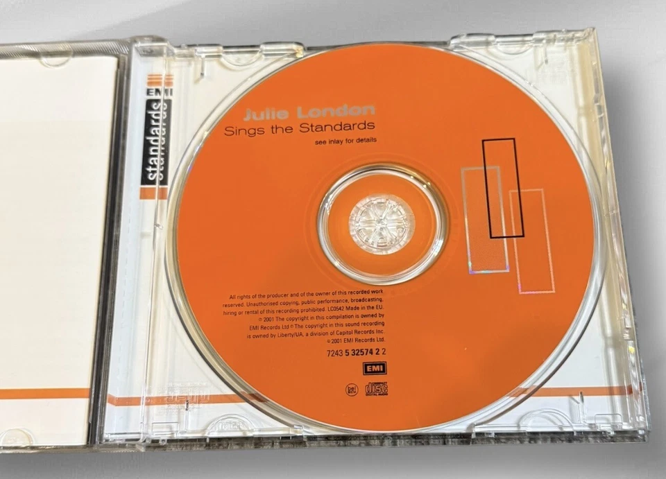 Sings the Standards by Julie London (CD, Apr-2001) Classic Pop Dixie McCall Foto 4 de 4