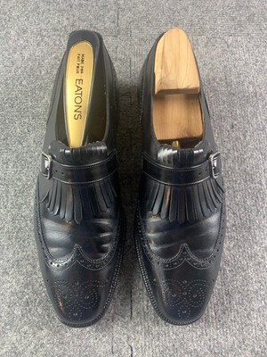 Church\'s Custom Grade Black Leather Slip On Loafer Mens Size 8.5 D $_57.JPG?set_id=8800005007 main image 4