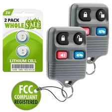 2 Replacement For 1995 1996 1997 Lincoln Town Car Key Fob Remote