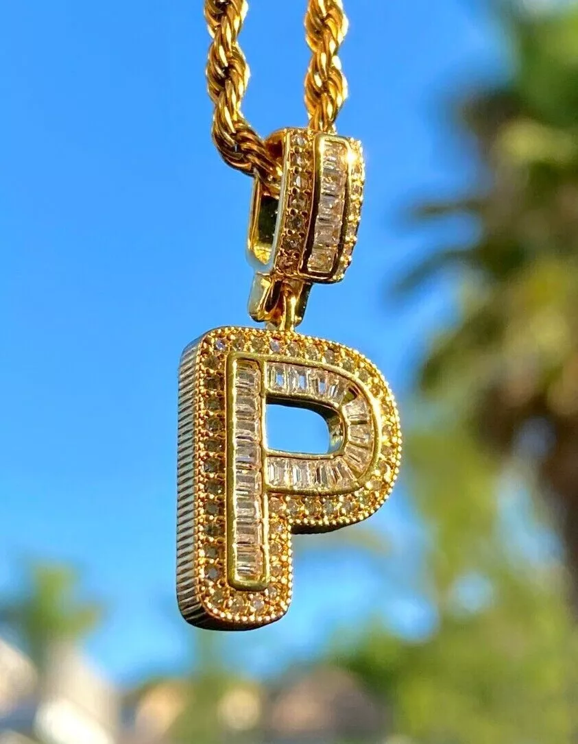 P pendant hotsell gold