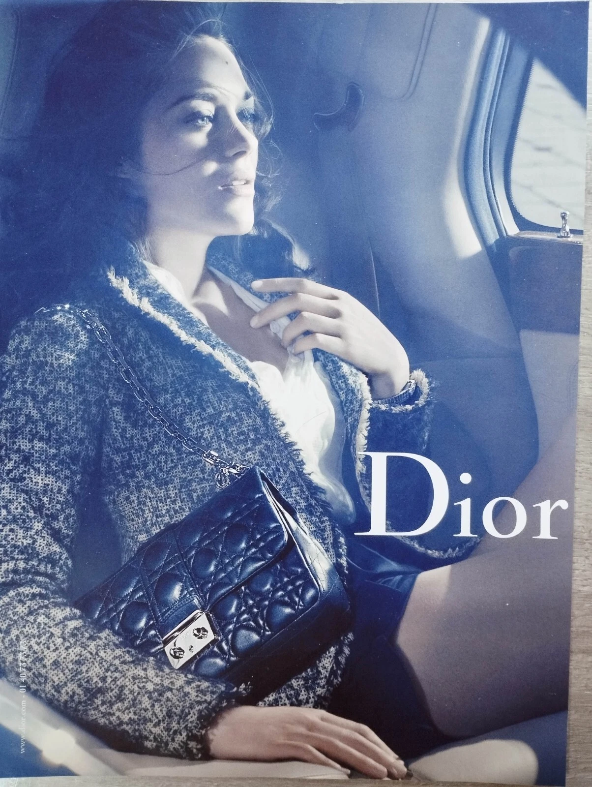 Dior SAC Femme Créateur Mode Sac à Main Sac à Main Imprimé Publicité /NOIR
