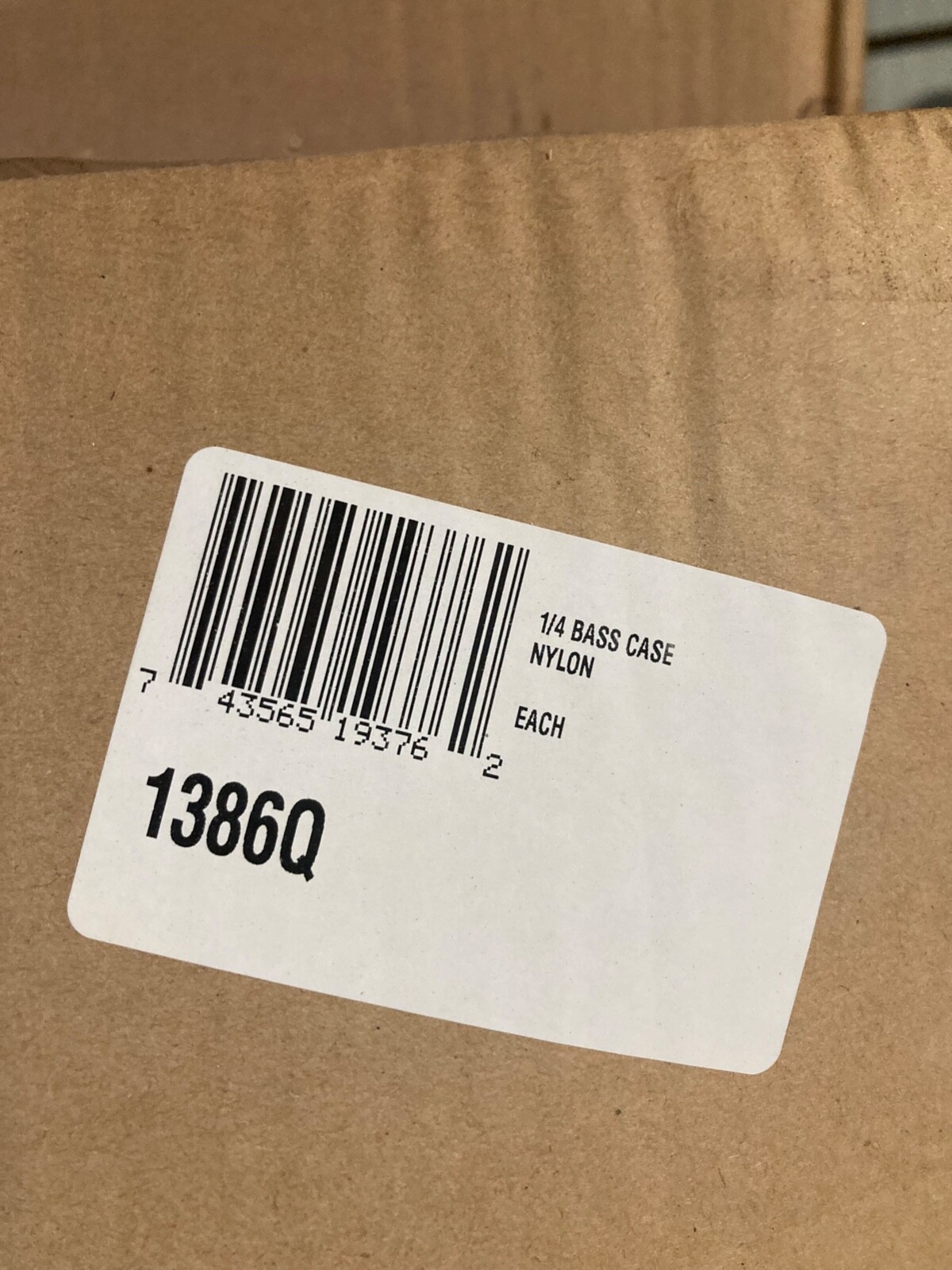 1/4 UPRIGHT BASS CASE EMBASSY 1386Q BY TKL A2033 DOUBLE BASS BAG