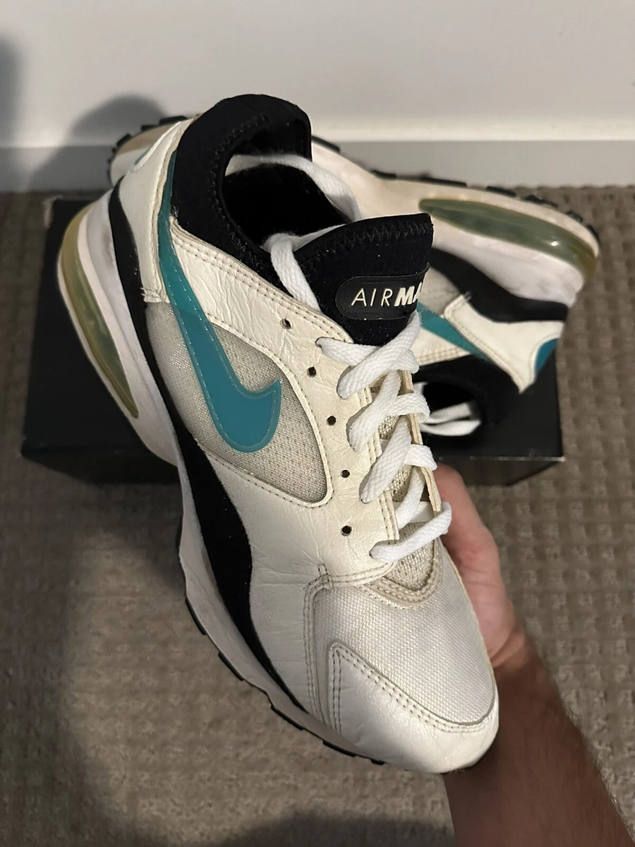Size 12 - 1993 Vintage Nike Air Max 93 'Laser Blue' - w/Original
