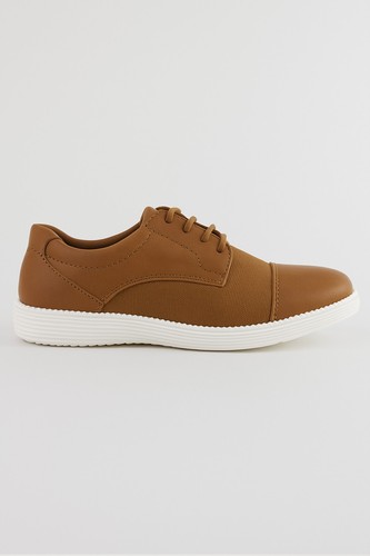 Tenis Derby con cordones para niños - Zapatos informales con suela blanca para uso diario - Imagen 10 de 10