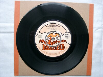 DAVE EDMUNDS - Born To Be With You 7'' - ROC 2 - 1973 UK Snap Out Centre Issue