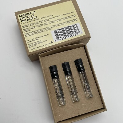 #ad LE LABO SET SANTAL 33 ANOTHER 13 The Noir 29 NEW SEALED 3x 0.75ML Each .Splash $32.00