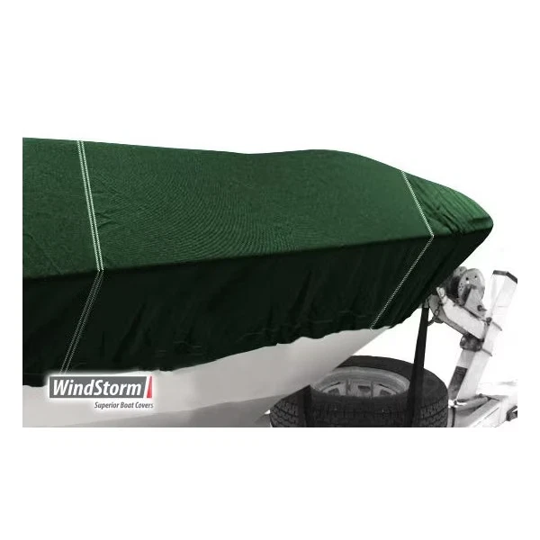 Windstorm Bass Boat Cover - Hunter Green WSWBB2096B-HTR