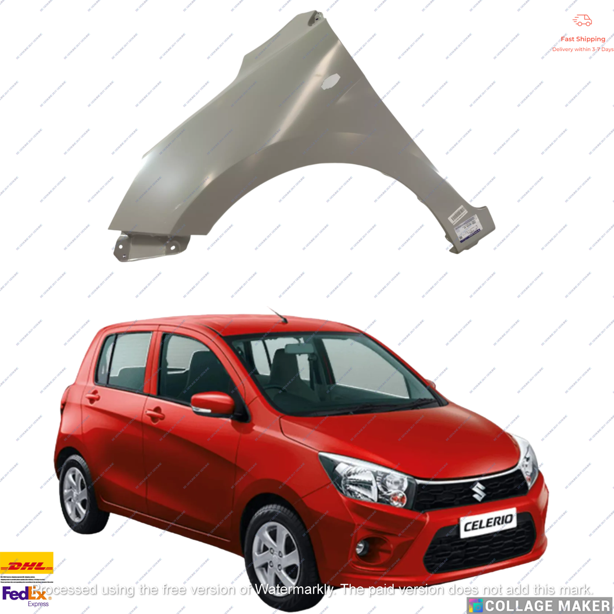 57711M76M00 Side Panel Front Fender Lh Fit For Suzuki Celerio 2013