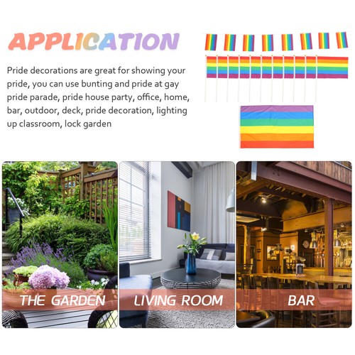 LGBTQ-Flagge- Regenbogenfahne Bi-Flagge Schleife - Bild 10 von 12