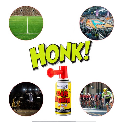 10X Air Horn Sporting Events Special Occasions Parties Fun Loud 23g Value Set - Picture 9 of 12