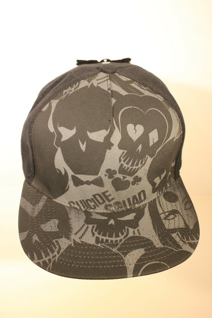 DC COMICS SUICIDE SQUAD - BLACK HAT W/ SKULLS - TEEN SIZE (NEW) | eBay