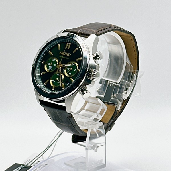 SEIKO SBTR017 Seiko Selection Cronógrafo Hombre Reloj Verde Cuarzo 41mm Japón 5