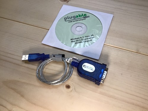 Plugable USB Serial Converter PL2303 CABLE WITH DISK - Adapter - Changer - Nice - Picture 3 of 6