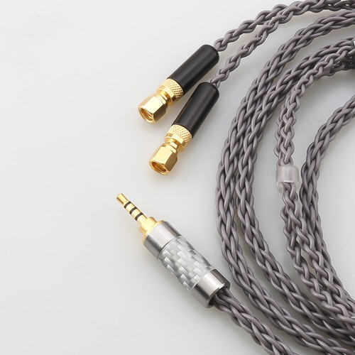 Silver Plated Replacement Cable For HiFiMan HE400 HE5 HE6 HE300 HE4 HE500 HE6 - Picture 4 of 38