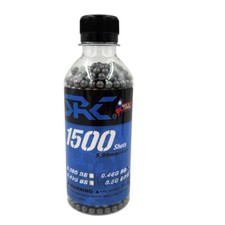SRC BBs 6mm Pellets 0.46g Ammo - Match Grade - Airsoft BBs Bottle 1500